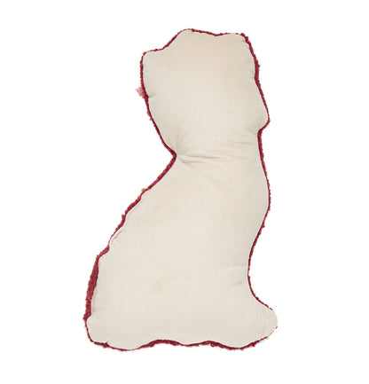 Red Dog w/Tassel Chain Hook Pillow