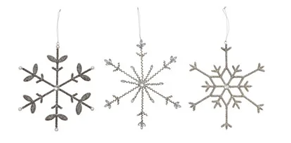 Beaded Snowflake Ornament