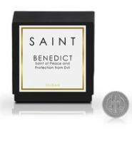 Saint Benedict 11 oz candle tester