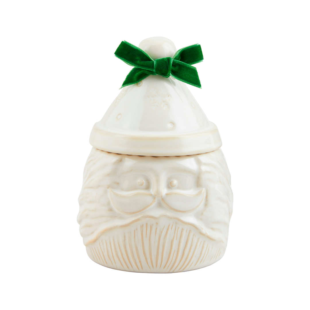 Small Santa Christmas Canister