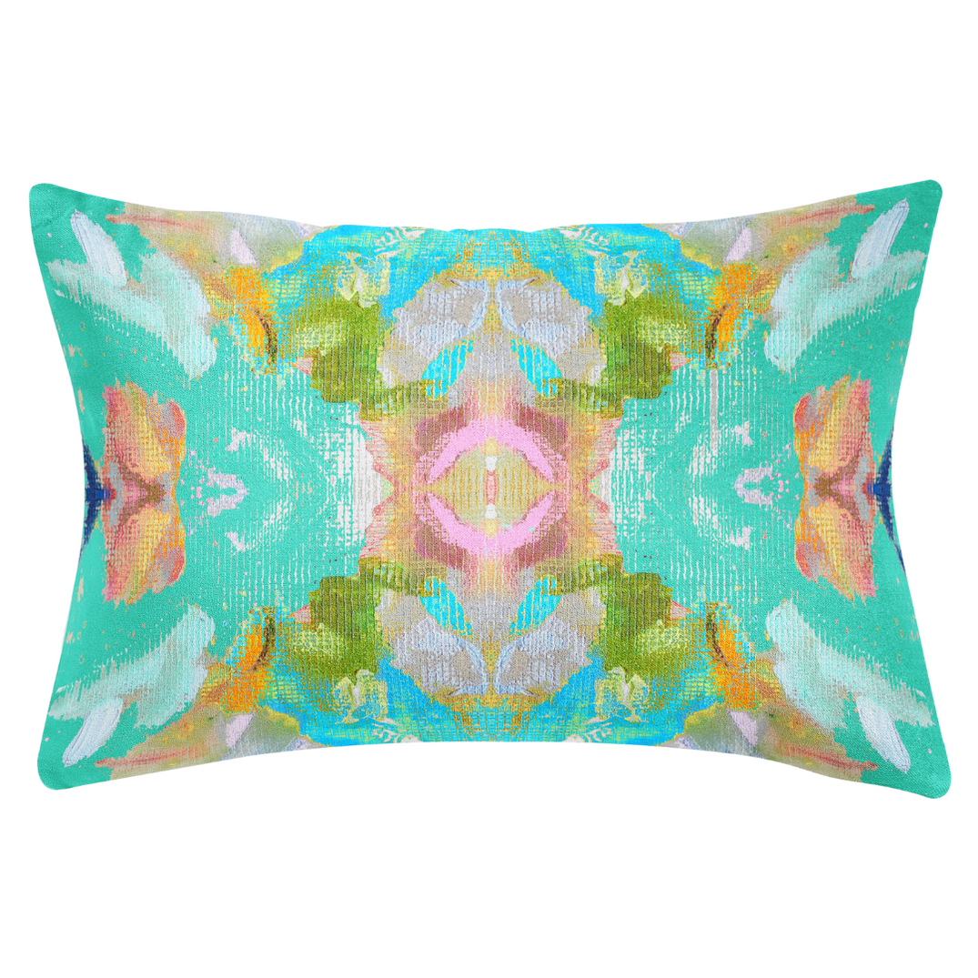 Stained Glass Lumbar Pillow