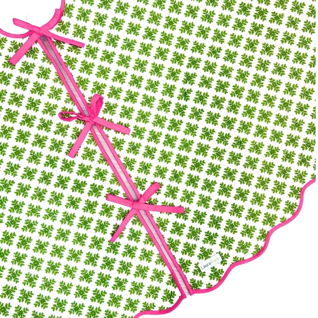 Brushstrokes Green Tree Skirt