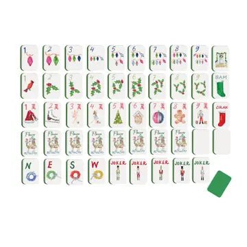 Holiday Lights Mahjong Set (Tiles/Mat)