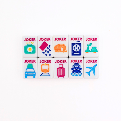 MINI TRAVEL MAHJONG | White