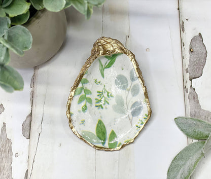 Eucalyptus Oyster Trinket Dish