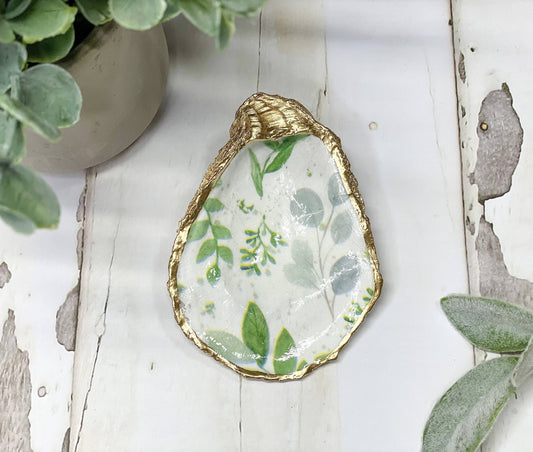 Eucalyptus Oyster Trinket Dish