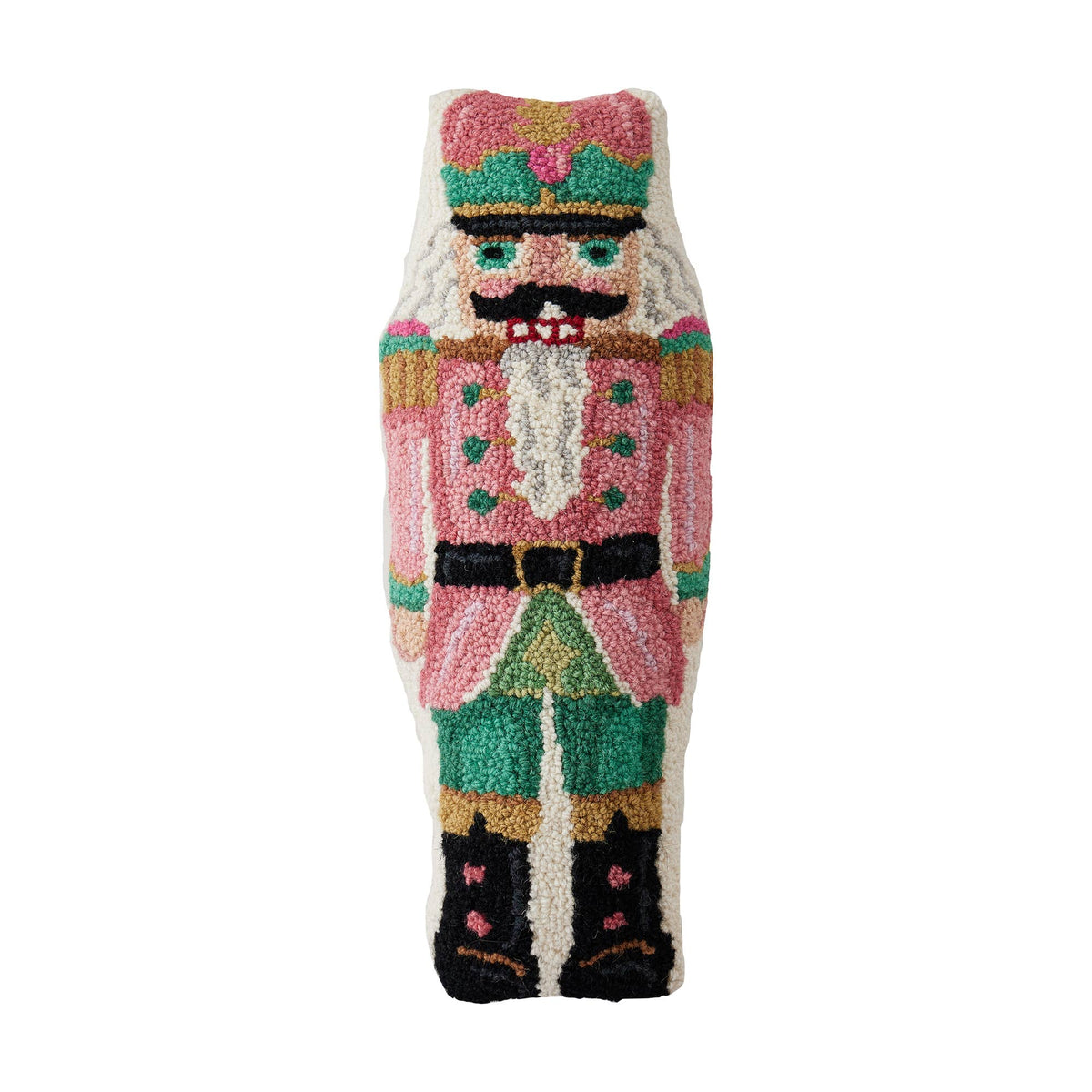 Shaped Pink Nutcracker Hook Pillow