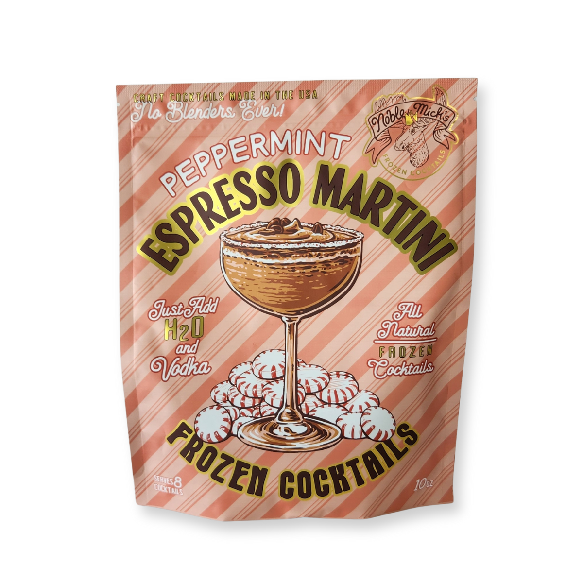 Peppermint Espresso Martini Frozen Cocktail