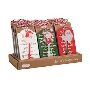 Santa Magic Key Tags- Green