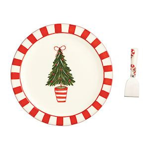 Tree topiary Cookie Plate Set
