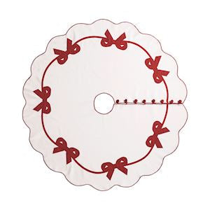 Red Bow Tree Skirt