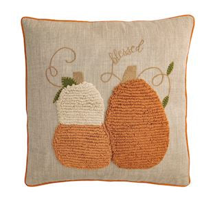 Small Tufted Pumpkin Pillow