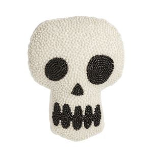 Skull Beaded Pillow