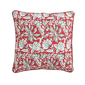 Block Print Quilted pillow