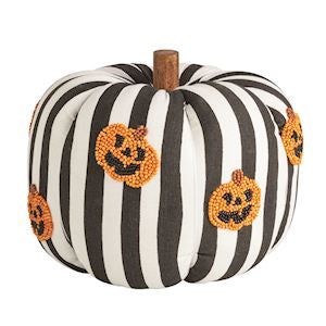 Pumpkin Beaded Pumpkin Pillow