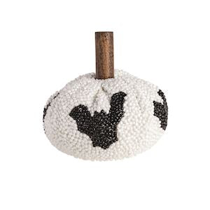 Bat Pumpkin Beaded Pumpkin