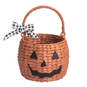 Orange Pumpkin Treat Basket