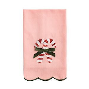 Candy Cane Sequin Towel