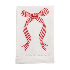 Striped Bow Towel