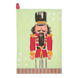 Red Nutcracker Stripe Hem