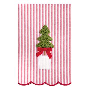 Stripe Tree Topiary Towel