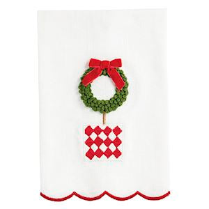 Wreath Tree Topiary Towel
