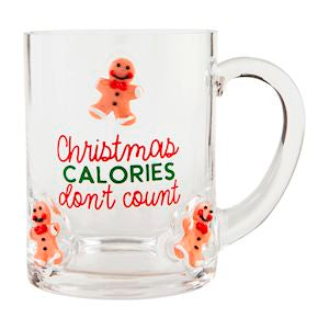 Calories Xmas Glass