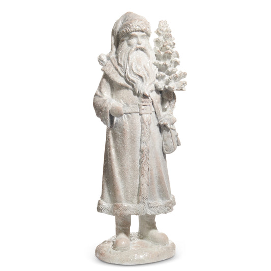 Iced Santa With Tree