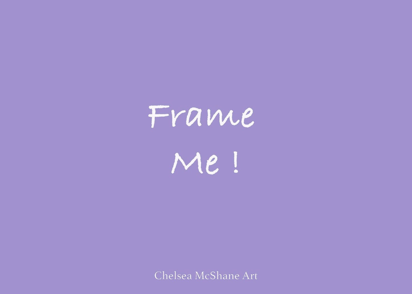 "Horned Frog" Framable Card