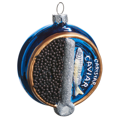 Blue Caviar Tin Ornament