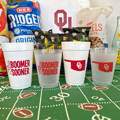 Oklahoma University Boomer Sooner Cup 10 Pack