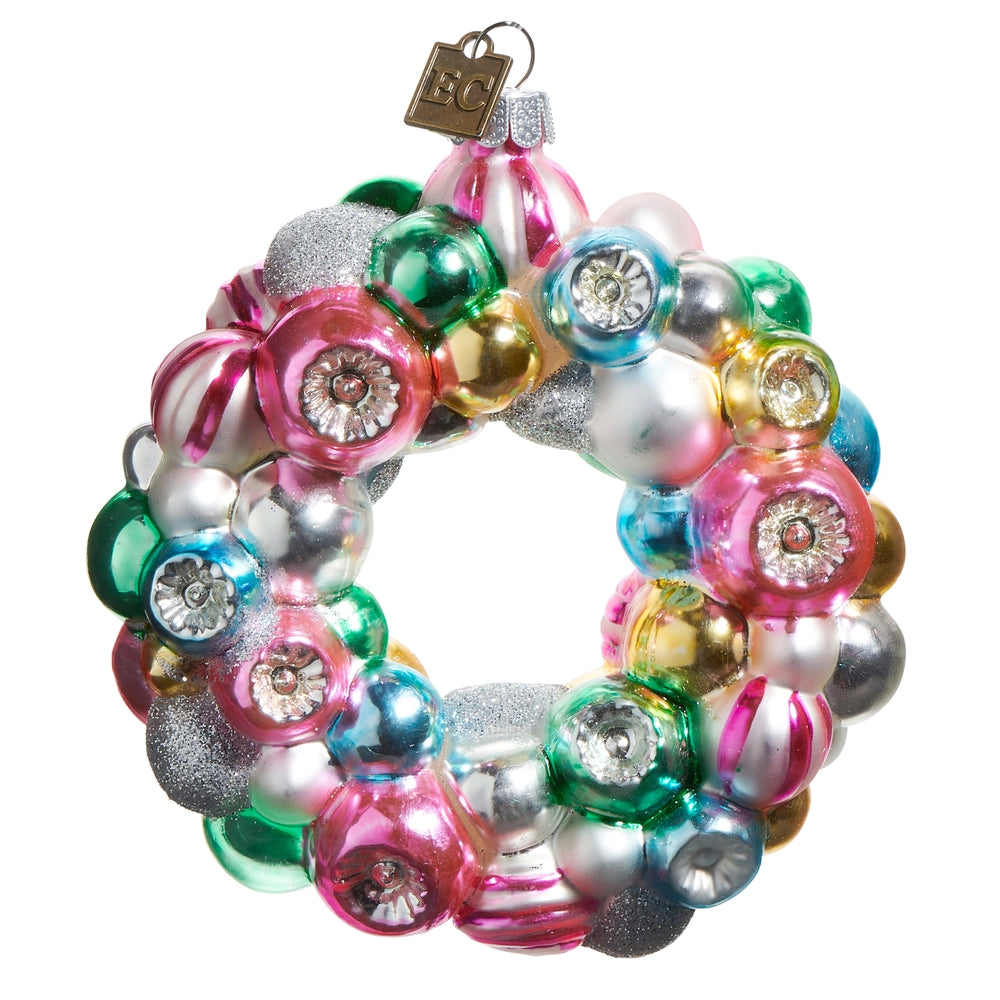 Multicolor Wreath Ornament