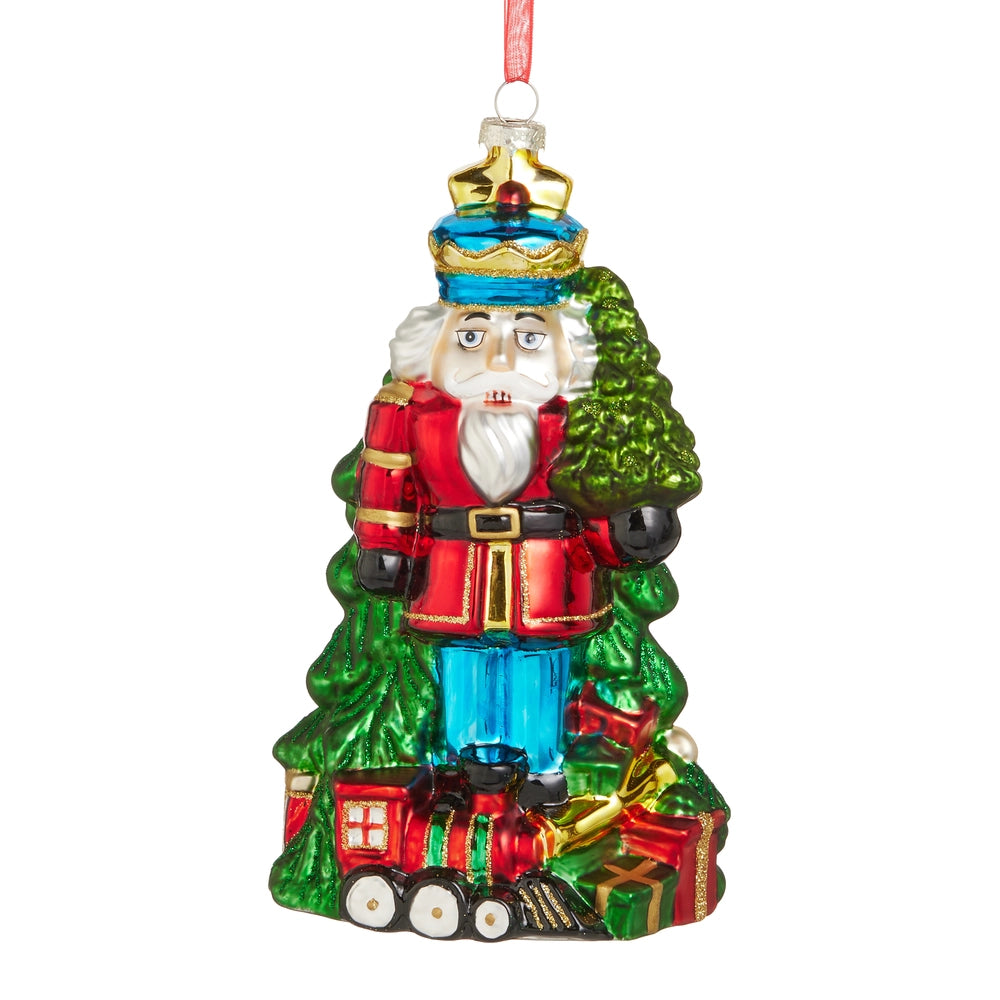 Nutcracker With Gifts Ornament