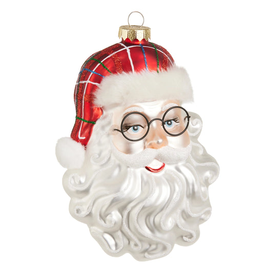 Santa Head Ornament