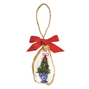 Tree Topiary Oyster Ornament