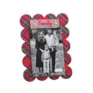 Family Scallop Tartan Frame