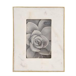 Marble and gold frame, 4x6