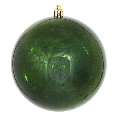 4.75" Moss Green Mercury Ball Ornament