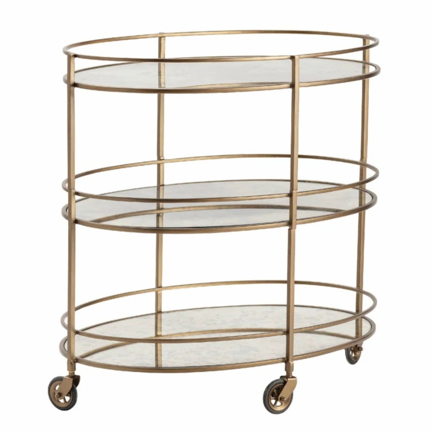 Waterford Oval Bar Cart