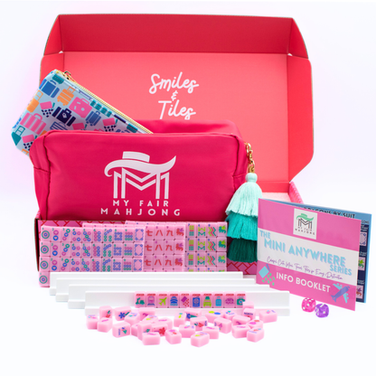 MINI TRAVEL MAHJONG | Pink
