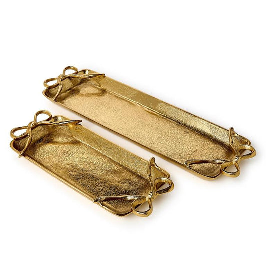Gold Bows Serving Platter - Small