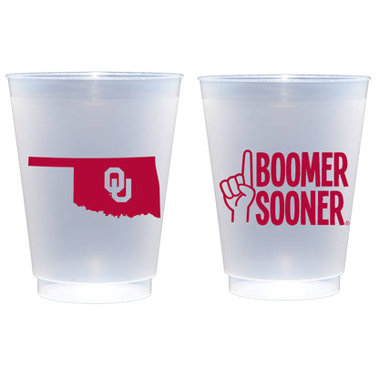 Oklahoma University Boomer Sooner Cup 10 Pack