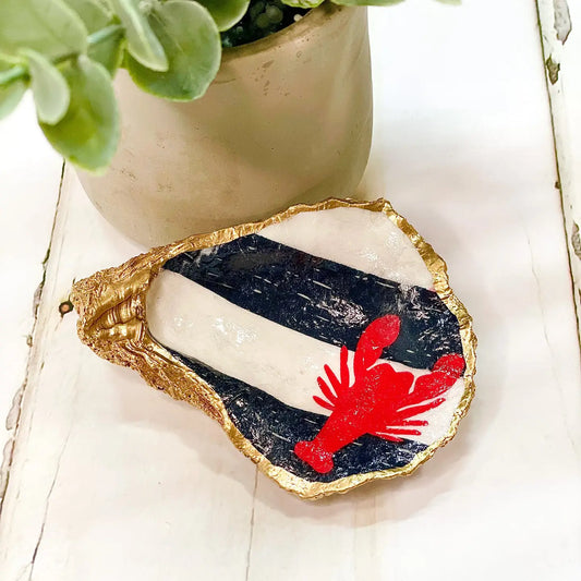 Little Red Lobster Oyster Trinket Dish