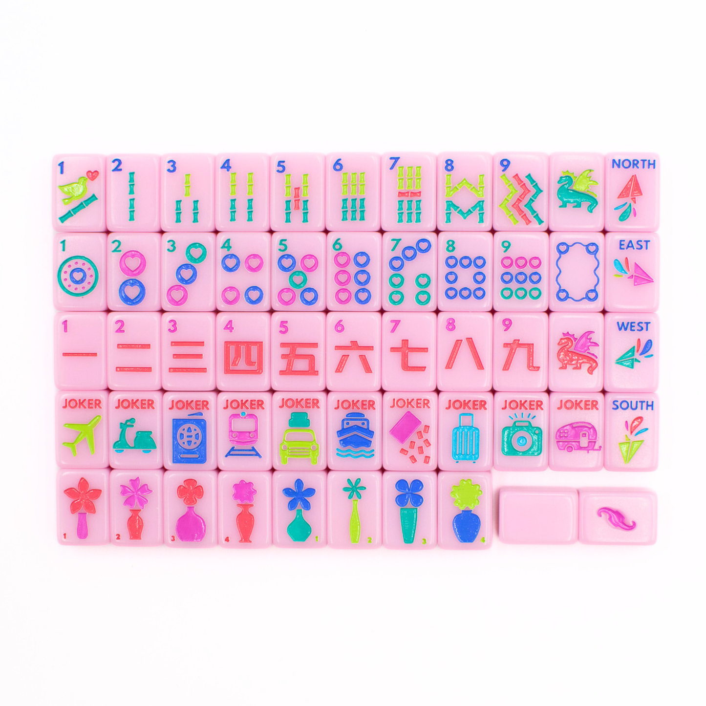 MINI TRAVEL MAHJONG | Pink