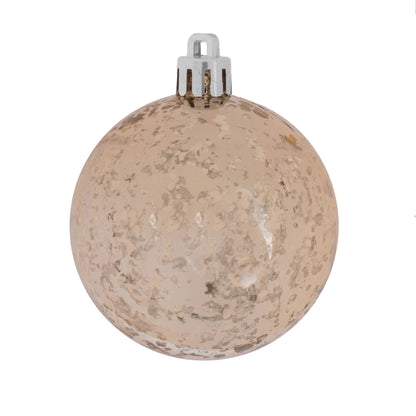 4" Gold Shiny Mercury Ball Ornament
