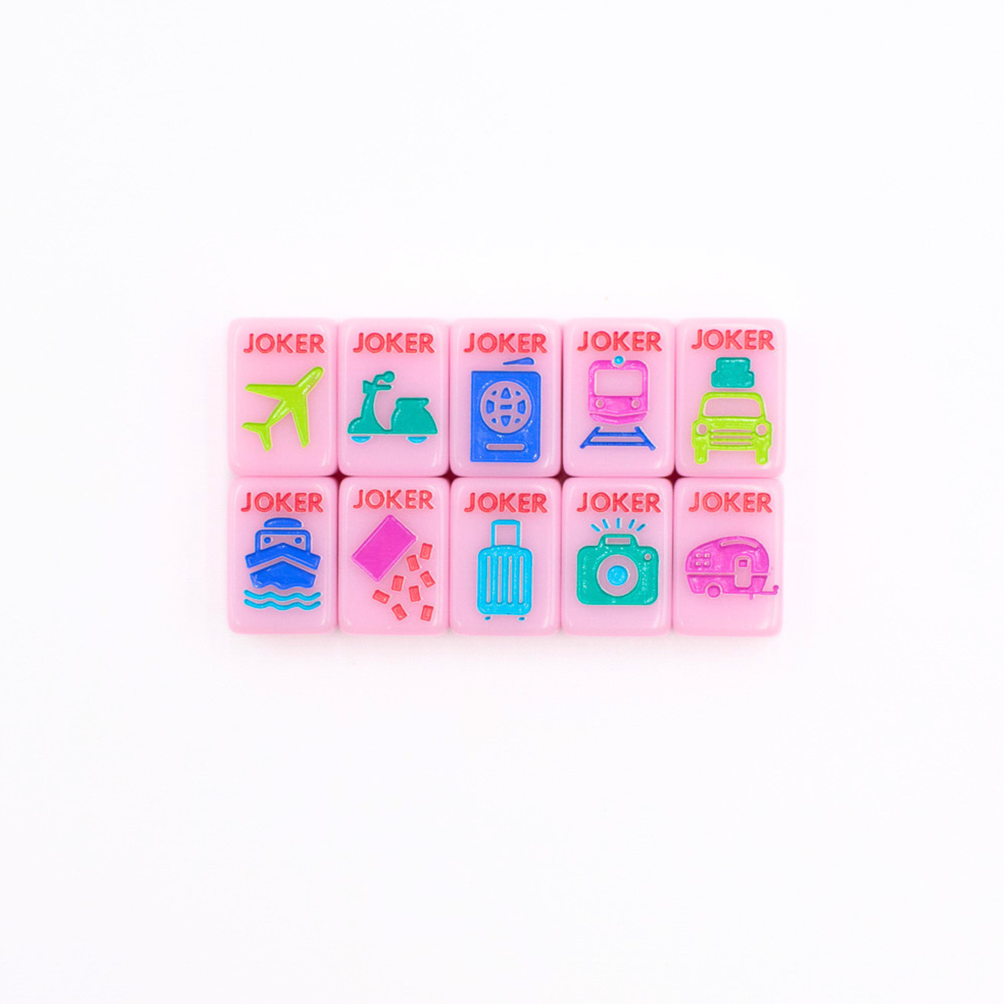 MINI TRAVEL MAHJONG | Pink