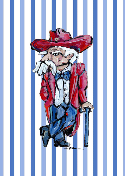 "Ole Reb" Framable Card