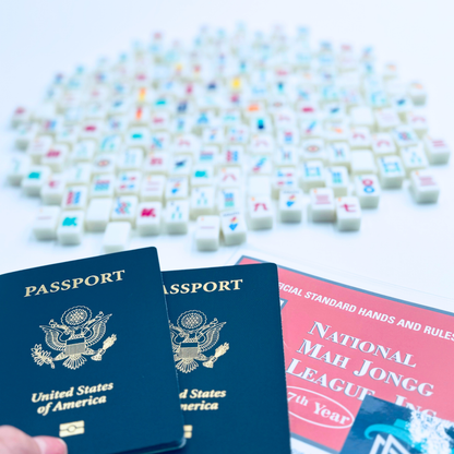 MINI TRAVEL MAHJONG | White