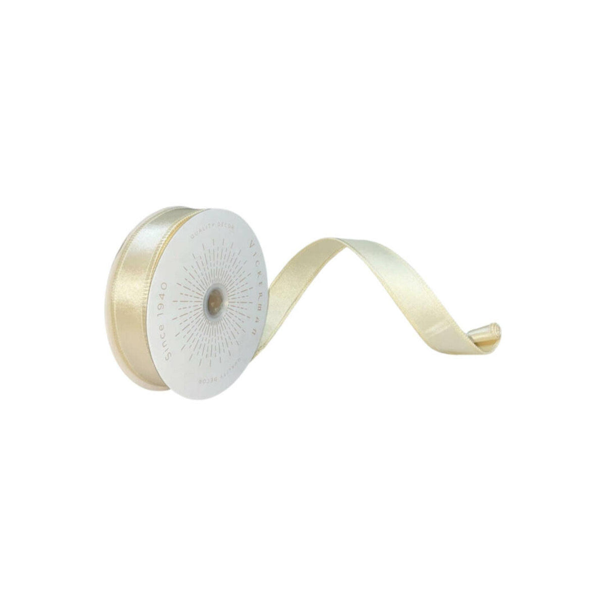 1"x10yd Oat Satin Ribbon