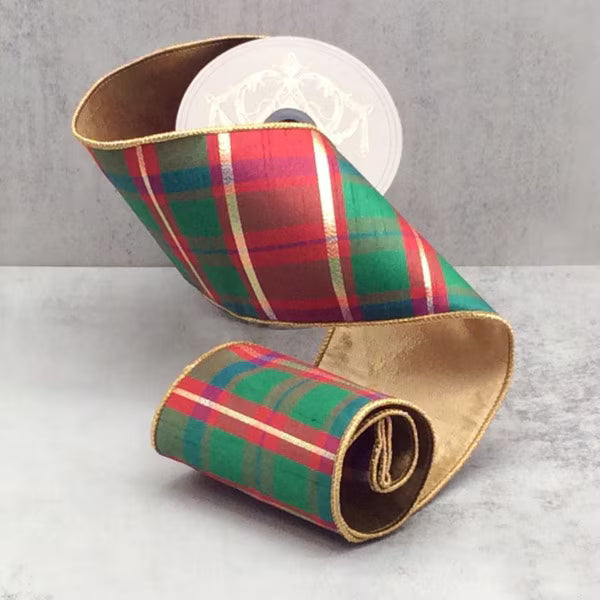 Dupion Aberdeen Plaid, 4"